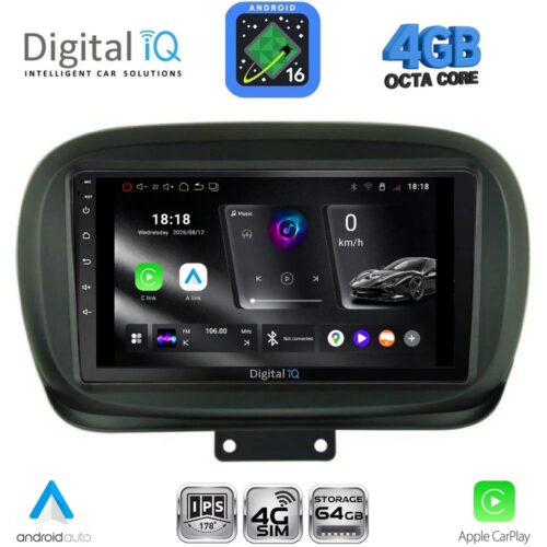 DIGITAL IQ RTG 6134_CPA (9inc) MULTIMEDIA TABLET for FIAT 500Χ mod. 2014-2024 - WEXML.GR