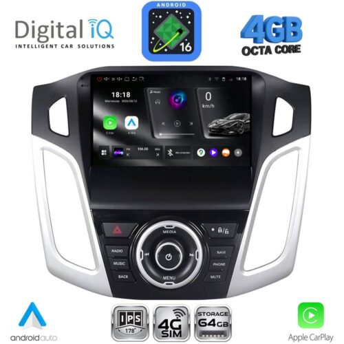 DIGITAL IQ RTG 6157_CPA (9inc) MULTIMEDIA TABLET for FORD FOCUS mod. 2011-2018 - WEXML.GR