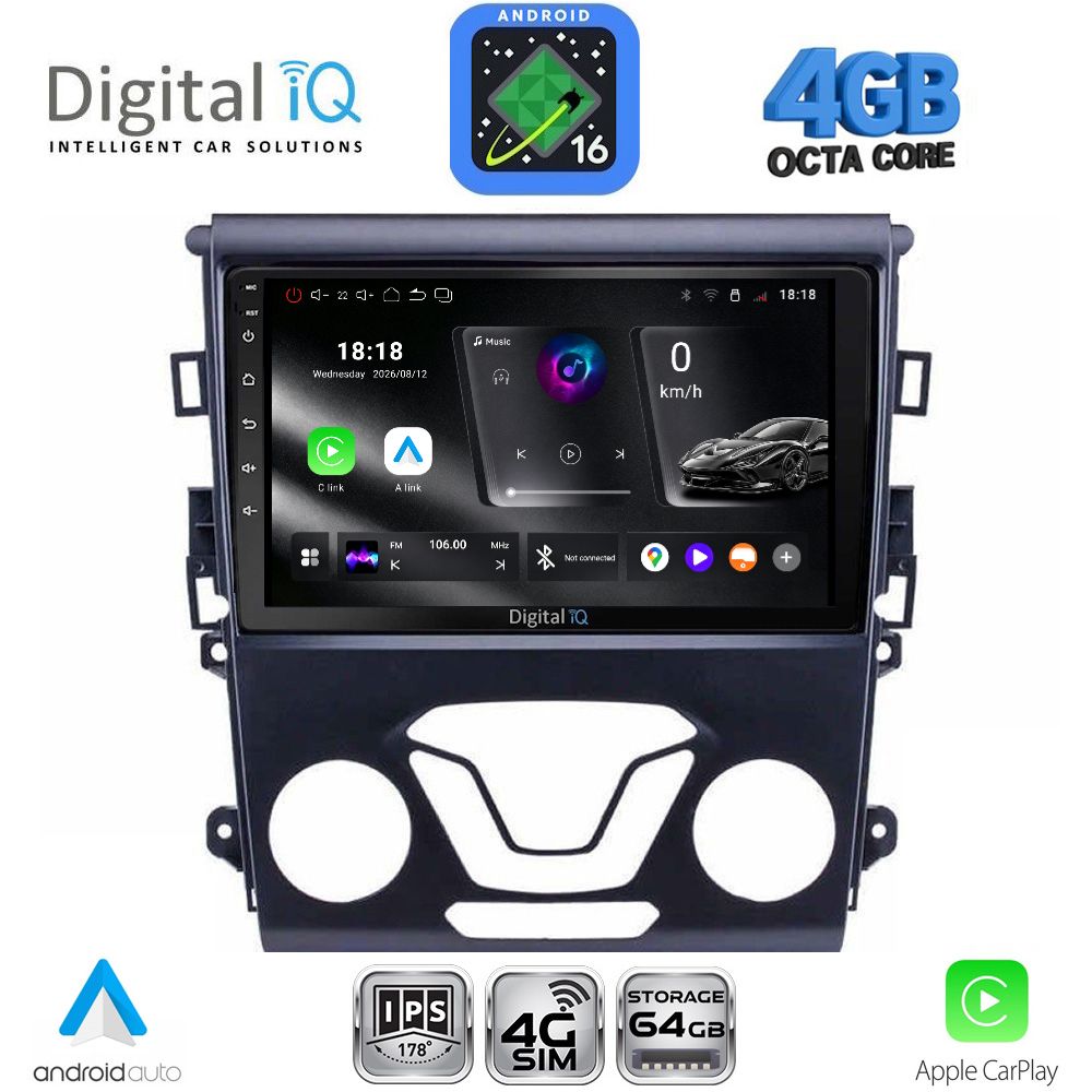 DIGITAL IQ RTG 6164_CPA A/C (9inc) MULTIMEDIA TABLET for FORD MONDEO mod. 2014-2023 - WEXML.GR