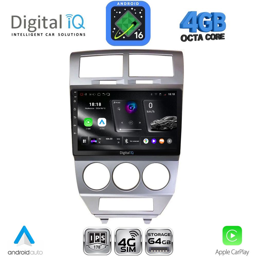 DIGITAL IQ RTG 6275_CPA (10inc) MULTIMEDIA TABLET for DODGE CALIBER mod. 2006-2012 - WEXML.GR