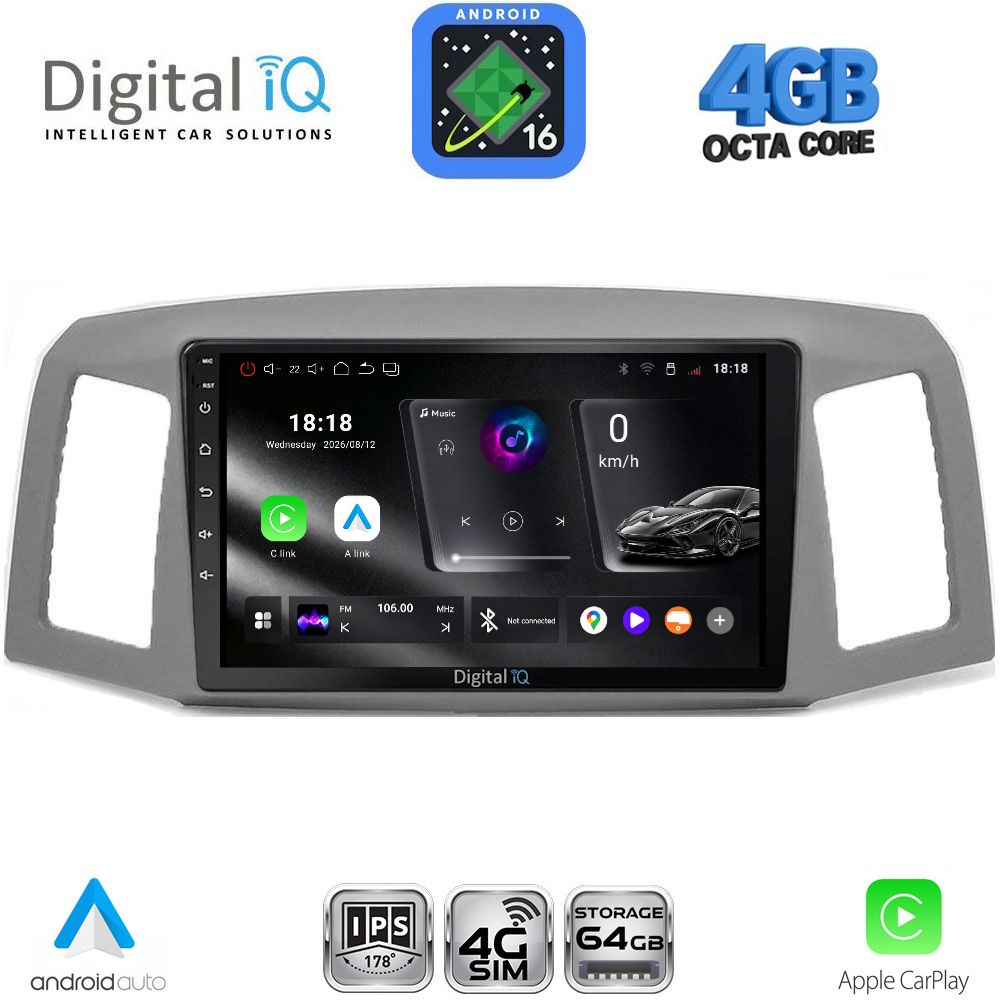 DIGITAL IQ RTG 6281_CPA (10inc) MULTIMEDIA TABLET for JEEP GRAND CHEROKEE mod. 2005-2007 - WEXML.GR