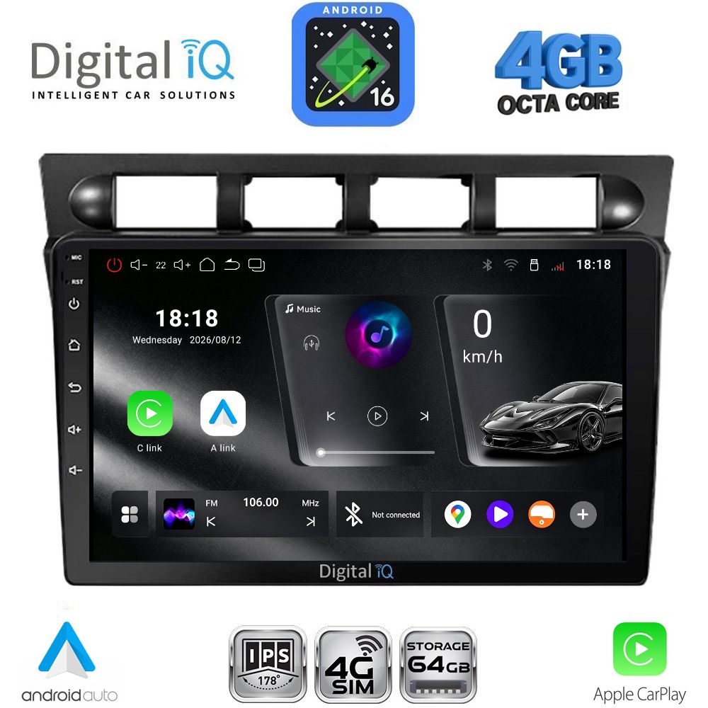 DIGITAL IQ RTG 6306_CPA (9inc) MULTIMEDIA TABLET for KIA PICANTO mod. 2004-2008 - WEXML.GR