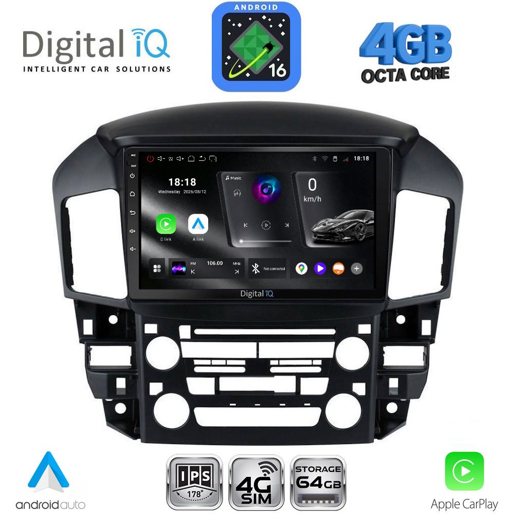 DIGITAL IQ RTG 6344_CPA (9inc) MULTIMEDIA TABLET for LEXUS RX 300 mod. 1998-2003 - WEXML.GR