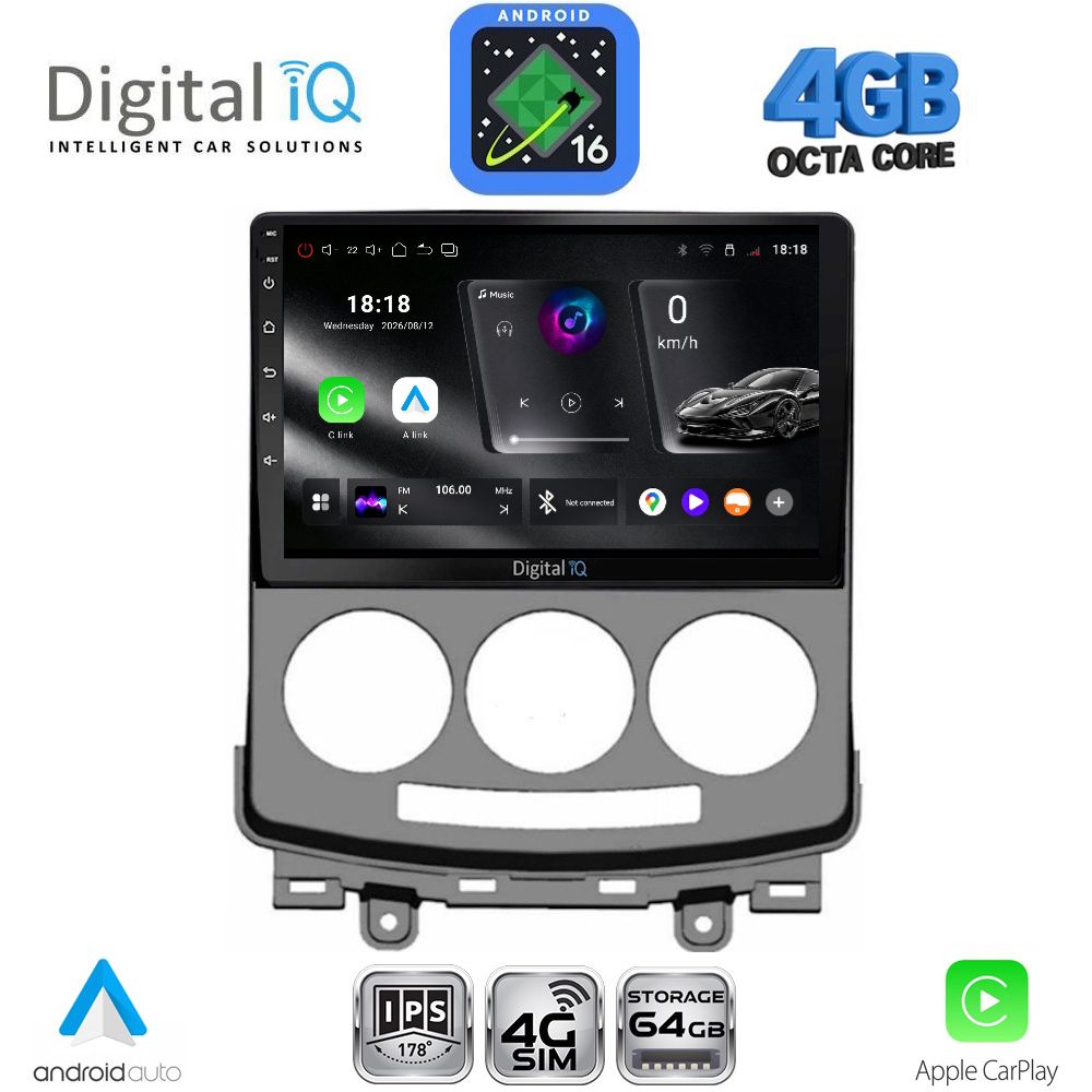 DIGITAL IQ RTG 6370_CPA (9inc) MULTIMEDIA TABLET for MAZDA 5  mod. 2004-2010 - WEXML.GR