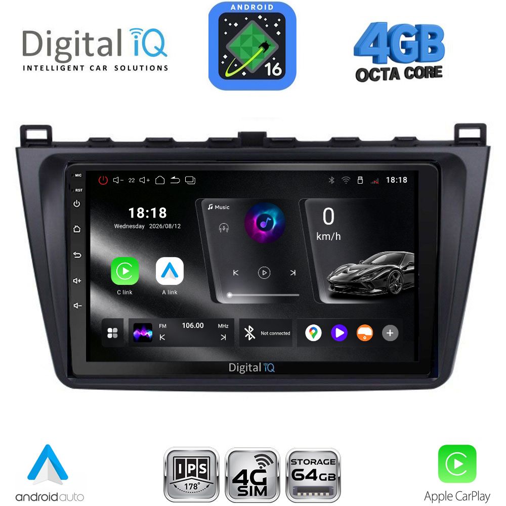 DIGITAL IQ RTG 6377_CPA (9inc) MULTIMEDIA TABLET for MAZDA 6 mod. 2008-2012 - WEXML.GR