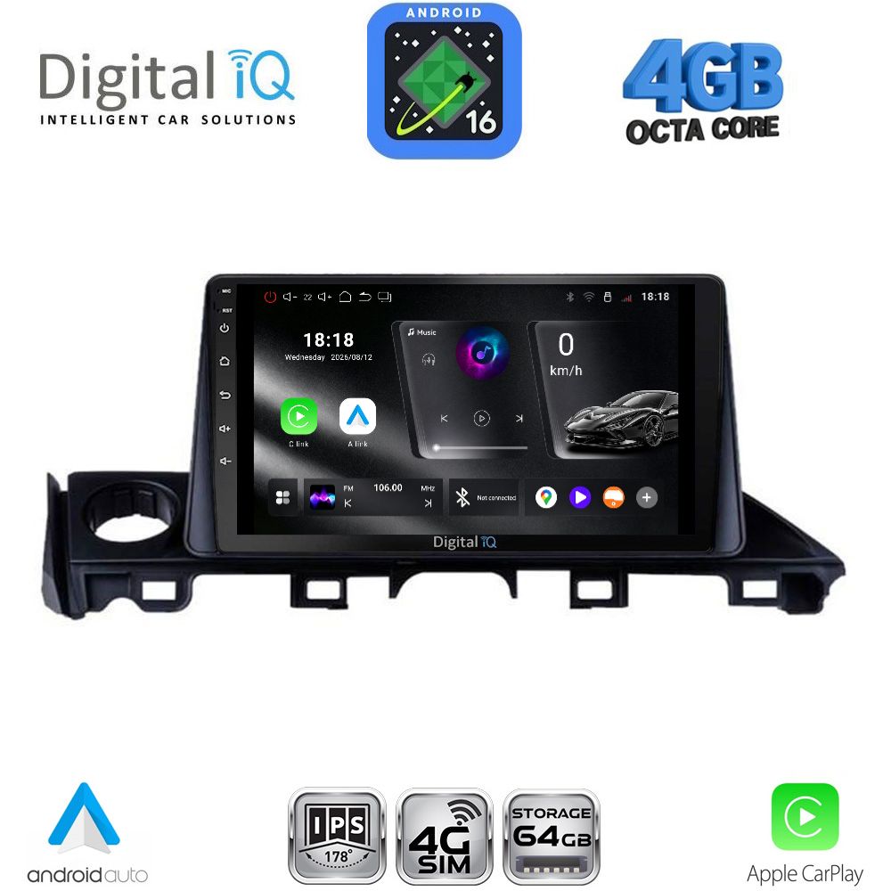 DIGITAL IQ RTG 6379_CPA (9inc) MULTIMEDIA TABLET for MAZDA 6 mod. 2017-2020 - WEXML.GR