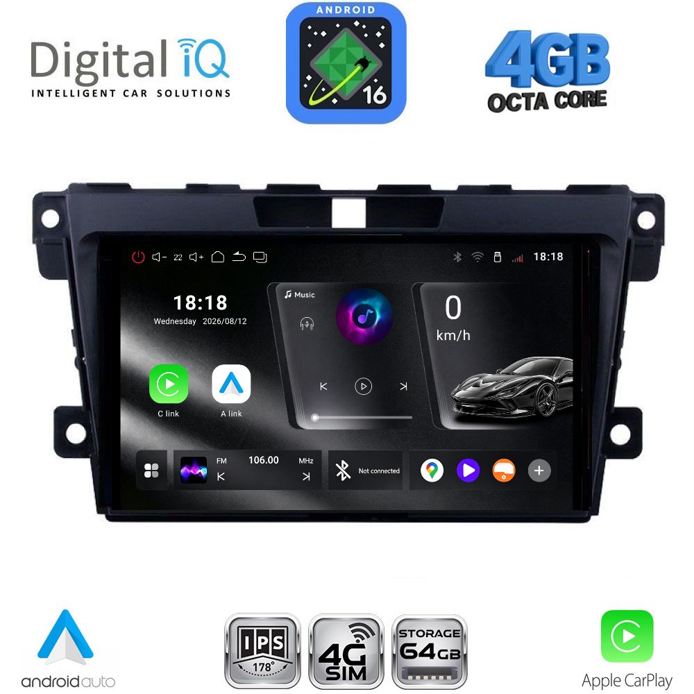 DIGITAL IQ RTG 6389_CPA (9inc) MULTIMEDIA TABLET for MAZDA CX7  mod. 2006-2012 - WEXML.GR