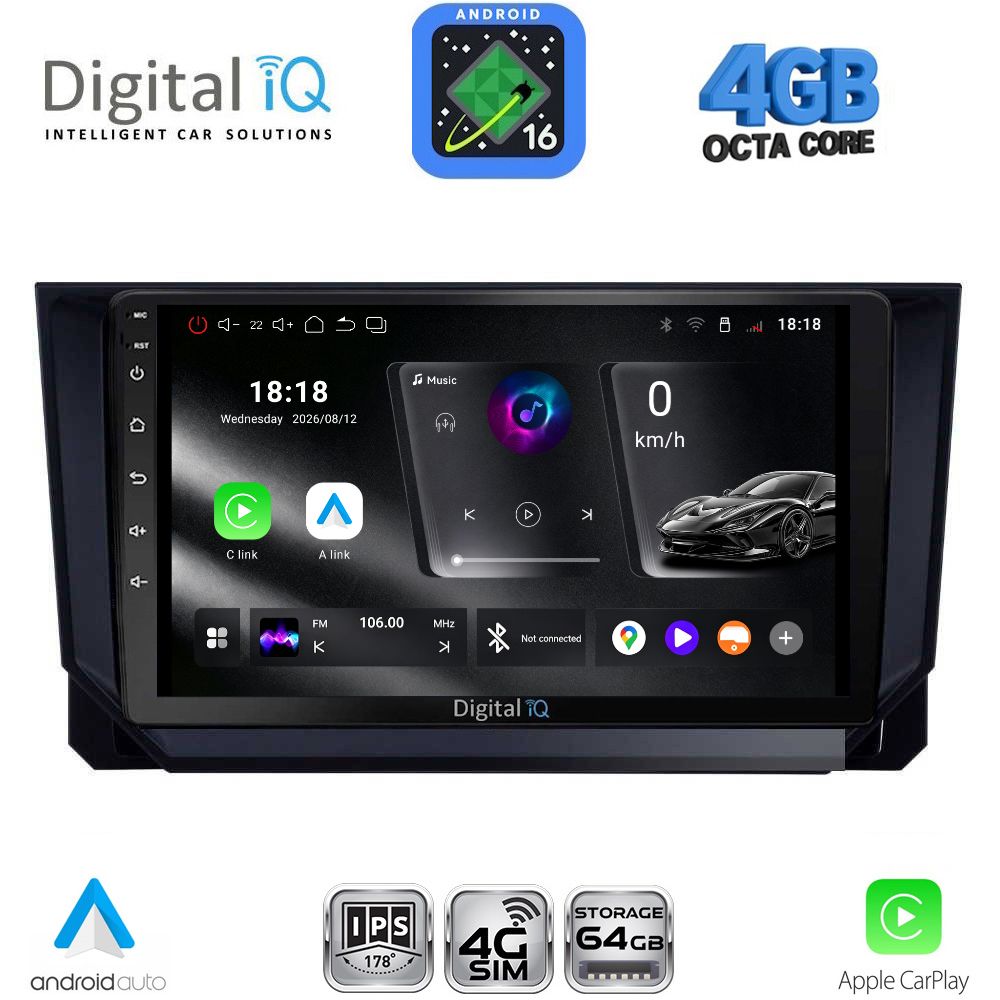 DIGITAL IQ RTG 6391_CPA (10inc) MULTIMEDIA TABLET for MAZDA CX9 mod. 2006-2015 - WEXML.GR