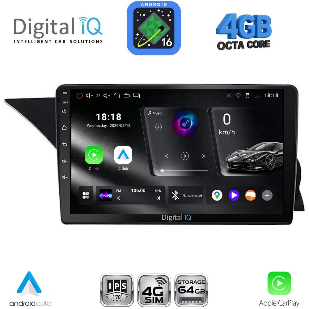 DIGITAL IQ RTG 6411_CPA (NTG 4.0) (9inc) MULTIMEDIA TABLET for MERCEDES GLK (X204) mod. 2008-2012 - WEXML.GR