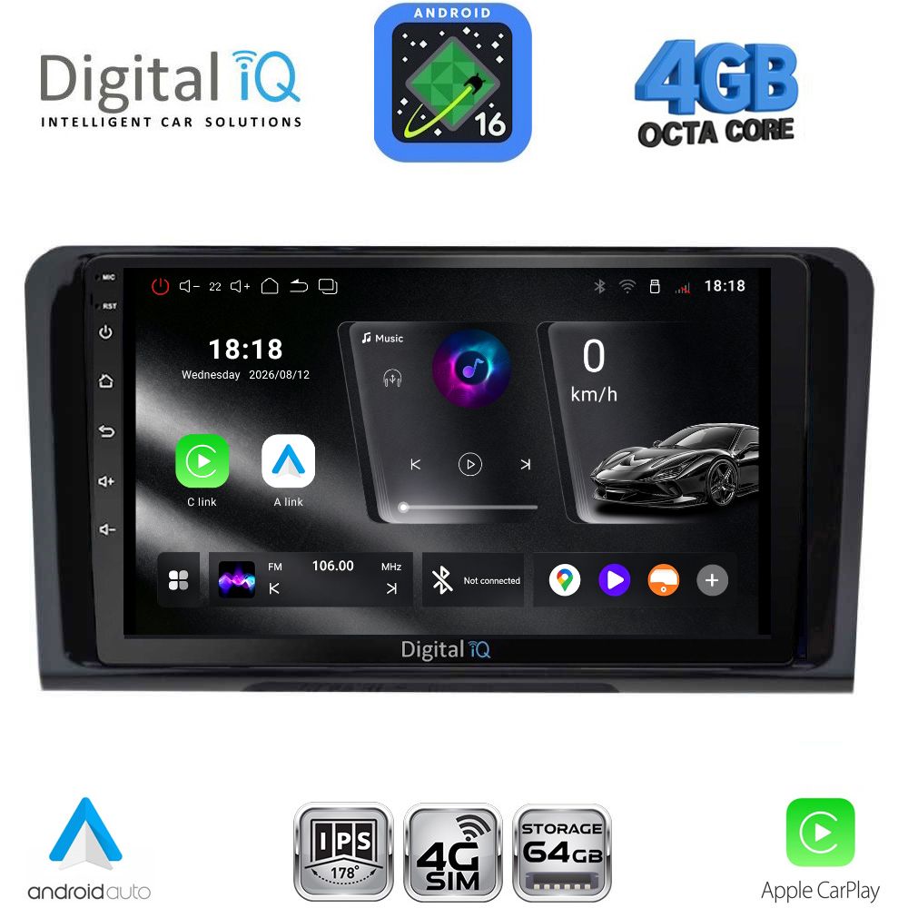 DIGITAL IQ RTG 6414_CPA (9inc) MULTIMEDIA TABLET for MERCEDES ML (W164) – GL (X164) mod. 2005-2011 - WEXML.GR
