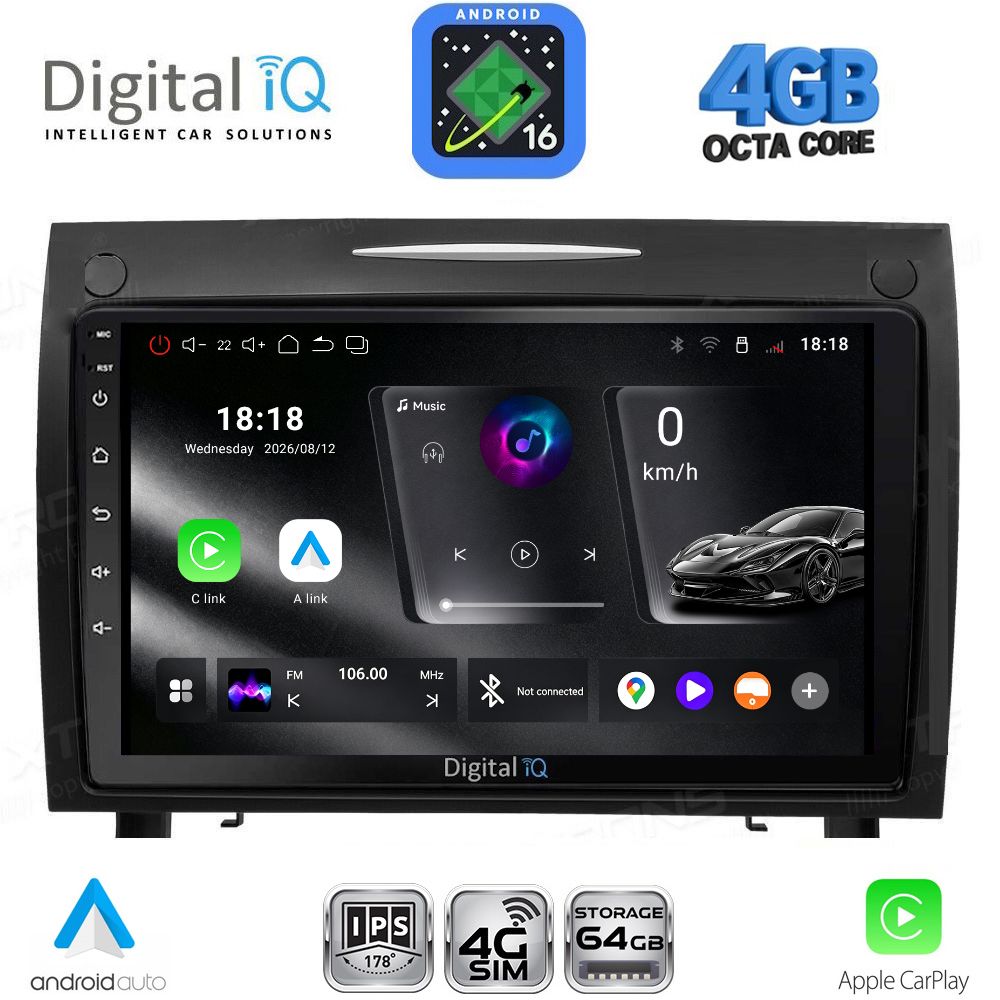 DIGITAL IQ RTG 6419_CPA (9inc) MULTIMEDIA TABLET for MERCEDES SLK R171 mod. 2004-2010 - WEXML.GR