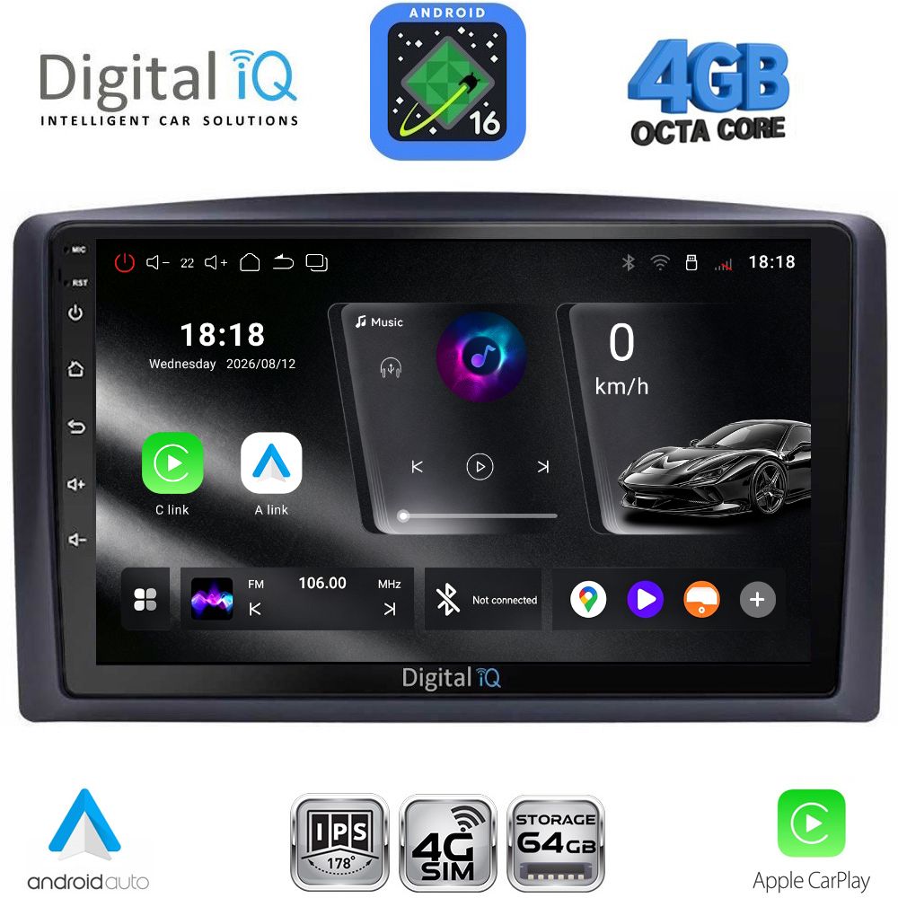 DIGITAL IQ RTG 6421_CPA (10inc) MULTIMEDIA TABLET for MERCEDES VITO – VIANO  (W447) mod. 2015-2022 - WEXML.GR
