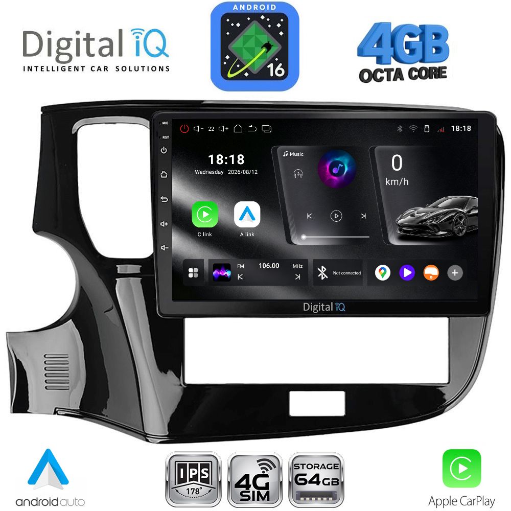 DIGITAL IQ RTG 6440_CPA (10inc) MULTIMEDIA TABLET for MITSUBISHI OUTLANDER mod. 2020-2022 - WEXML.GR