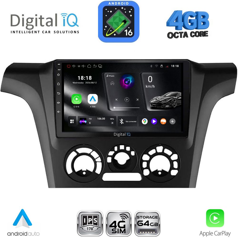 DIGITAL IQ RTG 6441AC_CPA (9inc) MULTIMEDIA TABLET for MITSUBISHI OUTLANDER mod. 2001-2005 with A/C - WEXML.GR