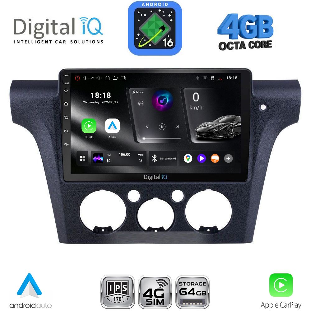 DIGITAL IQ RTG 6441CL_CPA (10inc) MULTIMEDIA TABLET for MITSUBISHI OUTLANDER mod. 2001-2005 with CLIMA - WEXML.GR