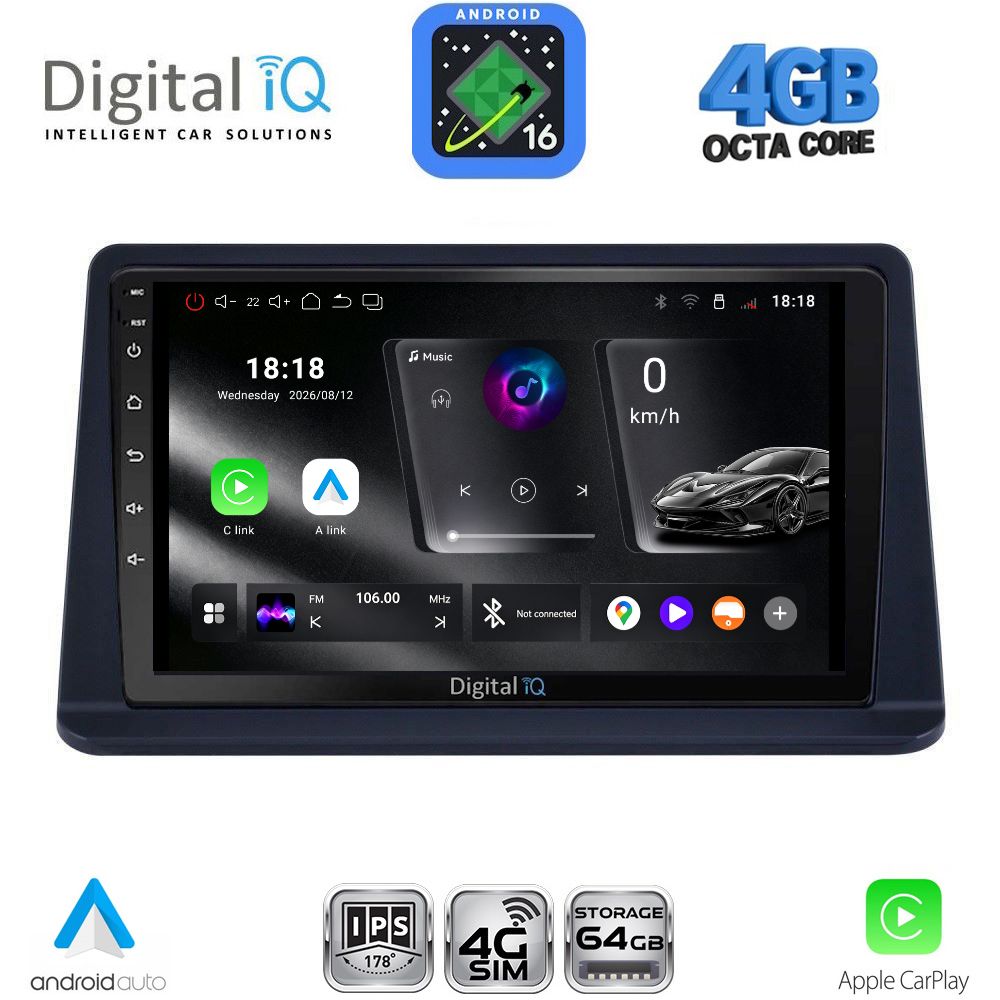 DIGITAL IQ RTG 6445_CPA (9inc) MULTIMEDIA TABLET for MITSUBISHI PAJERO mod. 1999-2006 - WEXML.GR