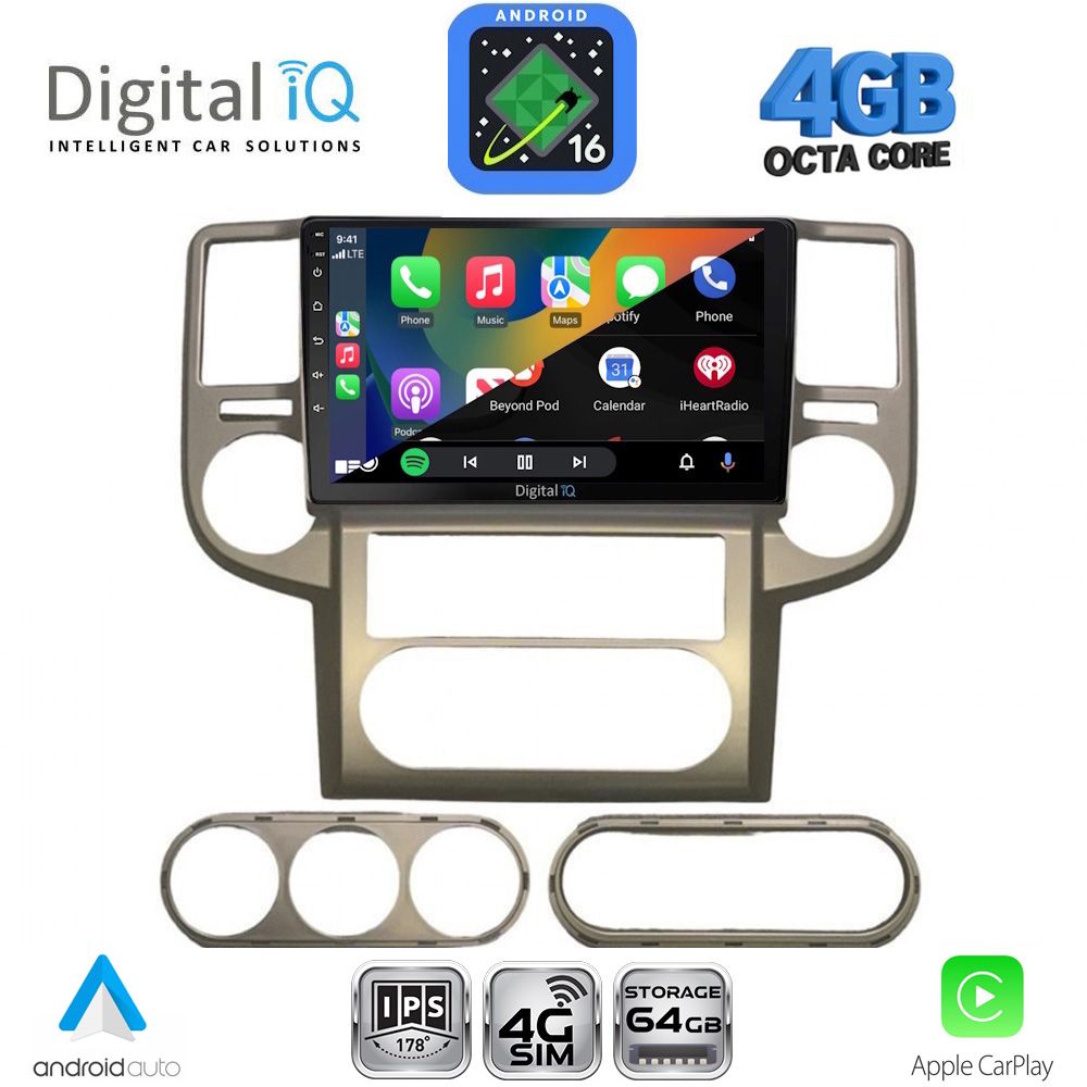 DIGITAL IQ RTG 6475B_CPA (10inc) MULTIMEDIA TABLET for NISSAN XTRAIL mod. 2004-2007 - immagine 2