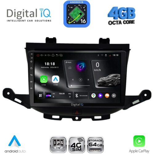DIGITAL IQ RTG 6483_CPA (9inc) MULTIMEDIA TABLET for OPEL ASTRA K mod. 2015-2022 - WEXML.GR