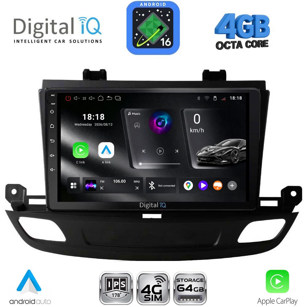 DIGITAL IQ RTG 6493_CPA (9inc) MULTIMEDIA TABLET for OPEL INSIGNIA mod. 2018-2024 - WEXML.GR