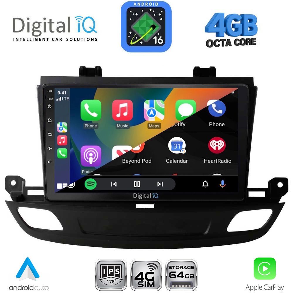 DIGITAL IQ RTG 6493_CPA (9inc) MULTIMEDIA TABLET for OPEL INSIGNIA mod. 2018-2024 - immagine 2