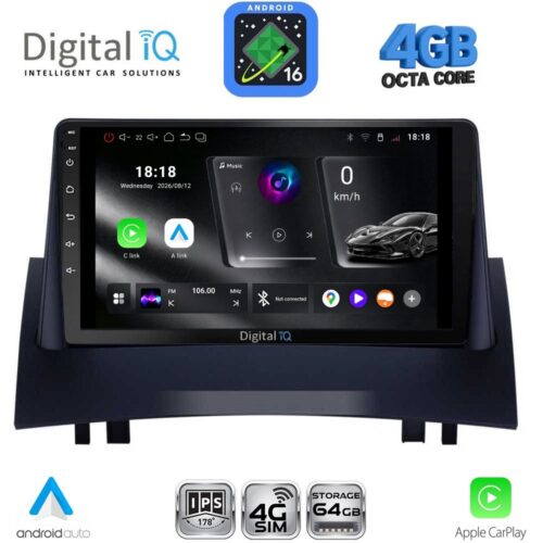 DIGITAL IQ RTG 6555_CPA (9inc) MULTIMEDIA TABLET for RENAULT MEGANE 2 mod. 2002-2008 - WEXML.GR