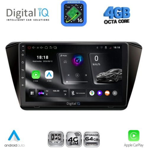 DIGITAL IQ RTG 6605_CPA (10inc) MULTIMEDIA TABLET for SKODA SUPERB mod. 2015-2023 - WEXML.GR