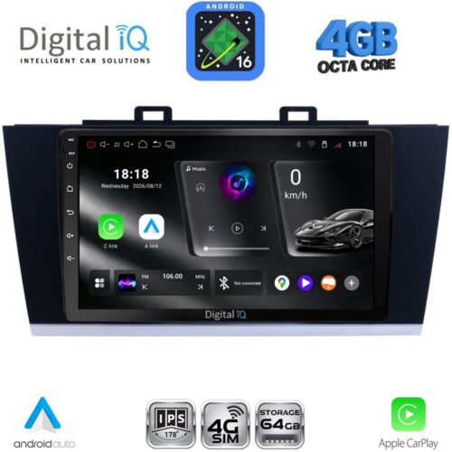 DIGITAL IQ RTG 6668_CPA (9inc) MULTIMEDIA TABLET for SUBARU LEGACY – OUTBACK mod. 2014-2019 - WEXML.GR