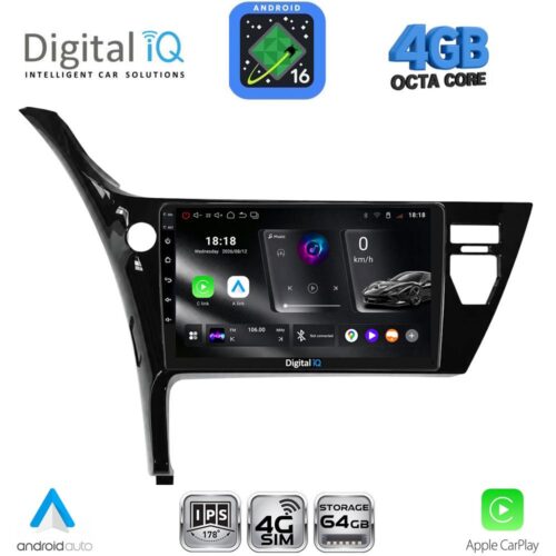 DIGITAL IQ RTG 6703B_CPA (10inc) MULTIMEDIA TABLET for TOYOTA AURIS mod. 2015-2021 - WEXML.GR
