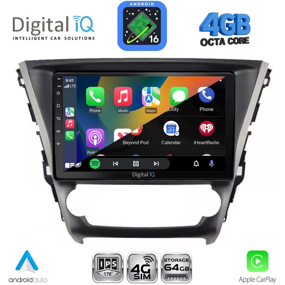 DIGITAL IQ RTG 6706_CPA (10inc) MULTIMEDIA TABLET for TOYOTA AVENSIS mod. 2016-2019 - immagine 2