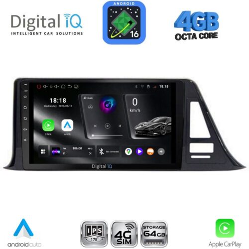 DIGITAL IQ RTG 6709_CPA (9inc) MULTIMEDIA TABLET for TOYOTA CH-R mod. 2017-2023 - WEXML.GR