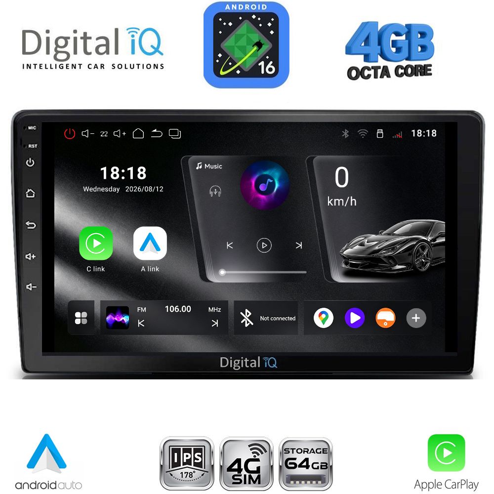 DIGITAL IQ RTG 6722_CPA (9inc) MULTIMEDIA TABLET for TOYOTA LANDCRUISER mod. 1998-2003 - WEXML.GR