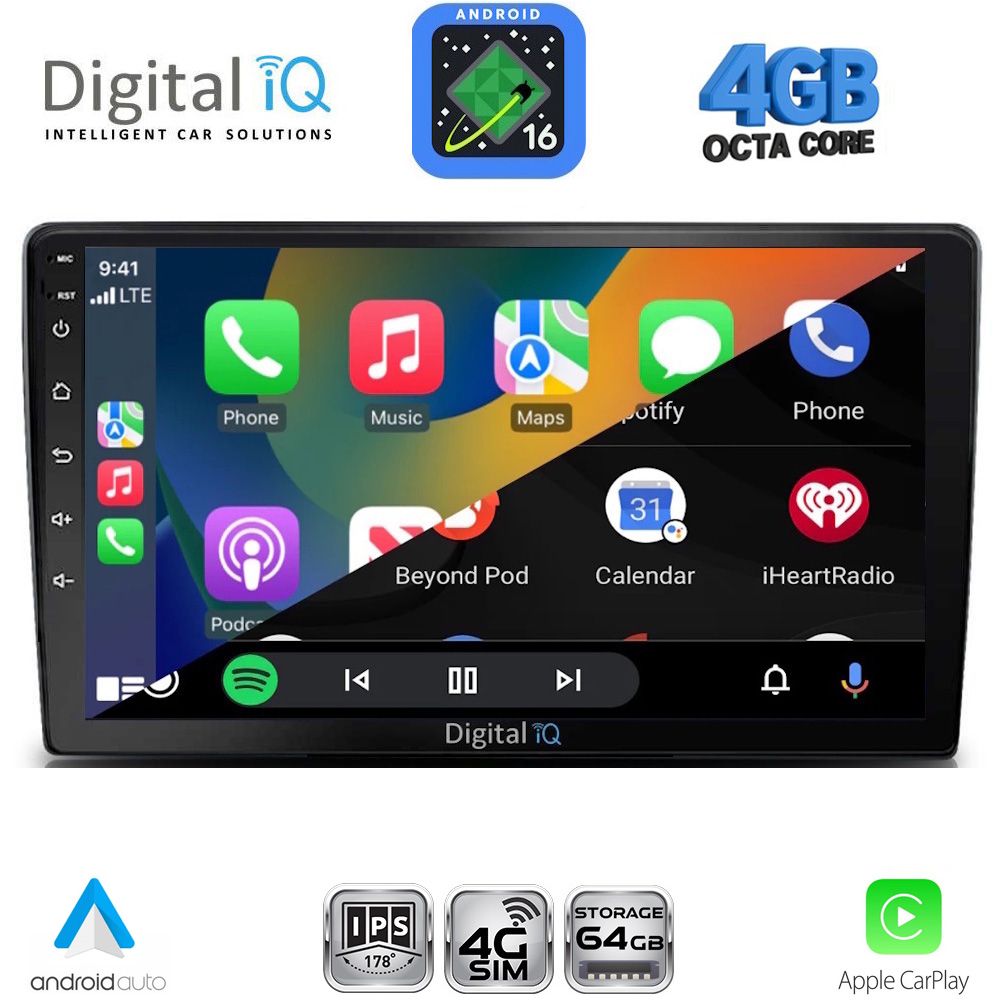 DIGITAL IQ RTG 6722_CPA (9inc) MULTIMEDIA TABLET for TOYOTA LANDCRUISER mod. 1998-2003 - immagine 2