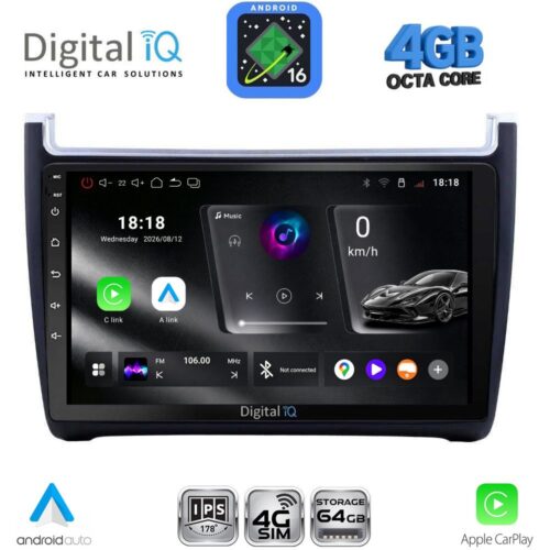 DIGITAL IQ RTG 6757_CPA (9inc) MULTIMEDIA TABLET for VW POLO mod. 2014-2017 - WEXML.GR