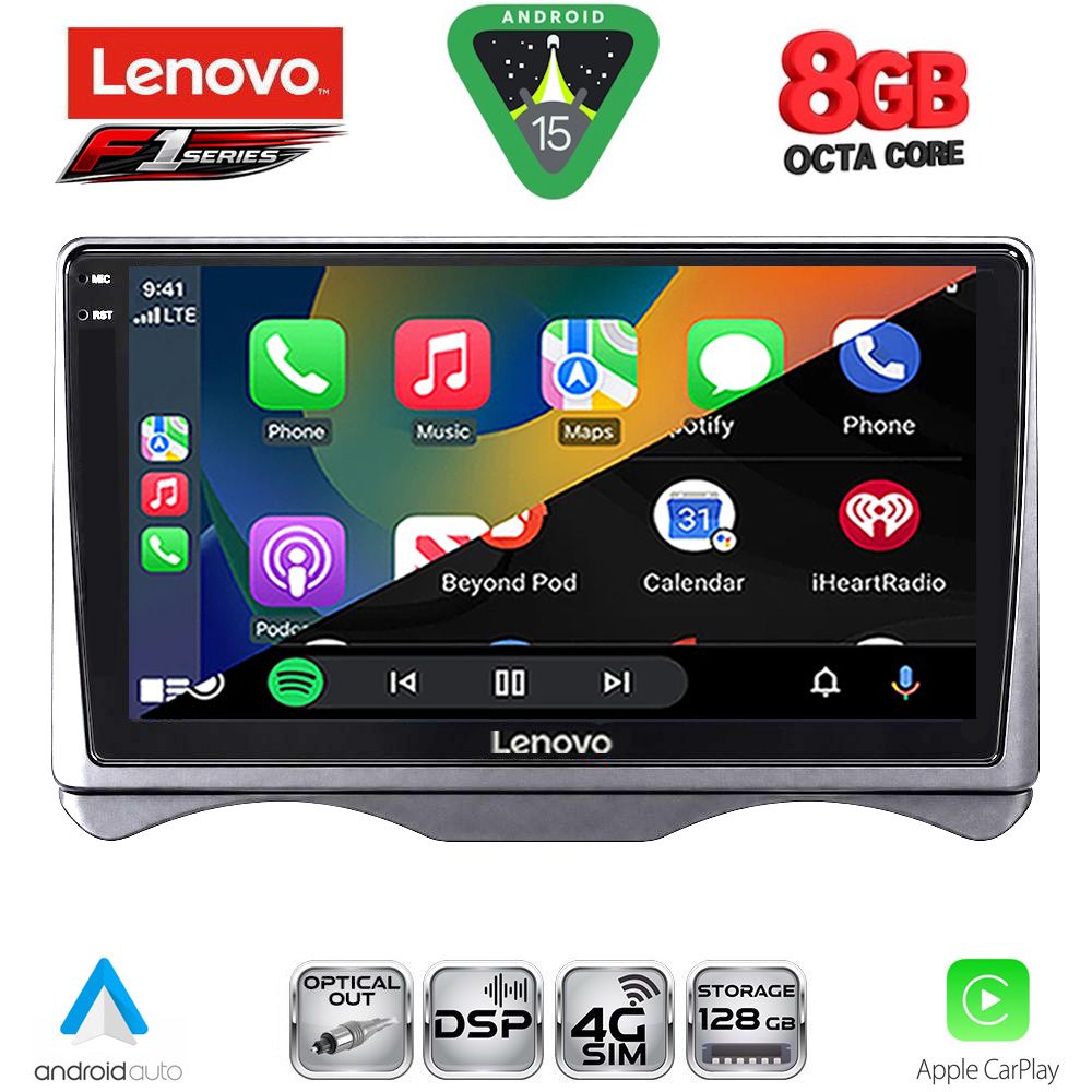 LENOVO SSR 10091_CPA (9inc) MULTIMEDIA TABLET for CITROEN C3 mod. 2001-2009 (DASHBOARD) - immagine 2